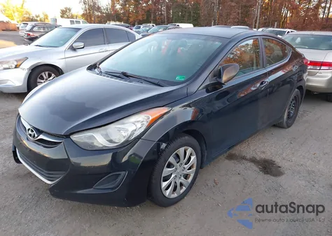 2012 Hyundai Elantra Gls from USA, damaged, VIN 5NPDH4AE7CH098866